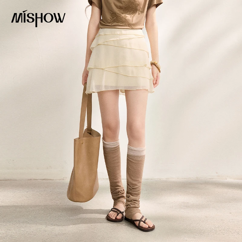MISHOW Irregular Multi Layer Ruffle Edge Skirt For Women 2026 Summer New Breathable Slim A-Line Design Short Skirt MXF23B2527
MISHOW Irregular Multi Layer Ruffle Edge Skirt For Women 2026 Summer New Breathable Slim A-Line Design Short Skirt MXF23B2527