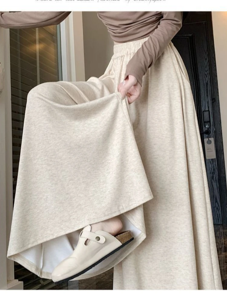 Весенне-осенние женские брюки в корейском стиле с высокой талией, свободные повседневные брюки в стиле Харадзюку, ретро-брюки с широкими штанинами в стиле «spicy girl».
Весенне-осенние женские брюки в корейском стиле с высокой талией, свободные повседневные брюки в стиле Харадзюку, ретро-брюки с широкими штанинами в стиле «spicy girl».