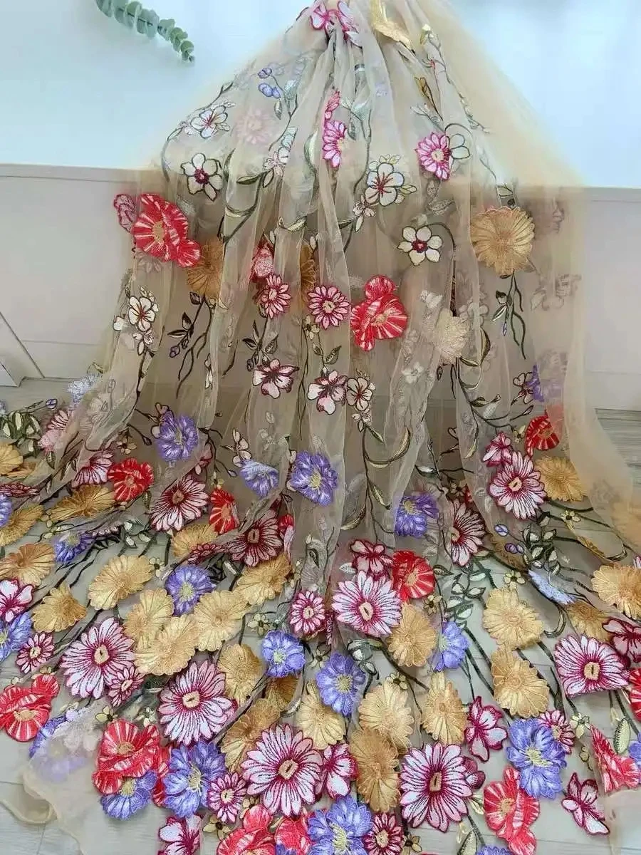 Elegant African 3D Flower Lace Fabric Embroidery 2024 High Quality French Mesh Lace Fabric Nigerian Tulle Lace For Women Dress
Elegant African 3D Flower Lace Fabric Embroidery 2024 High Quality French Mesh Lace Fabric Nigerian Tulle Lace For Women Dress
