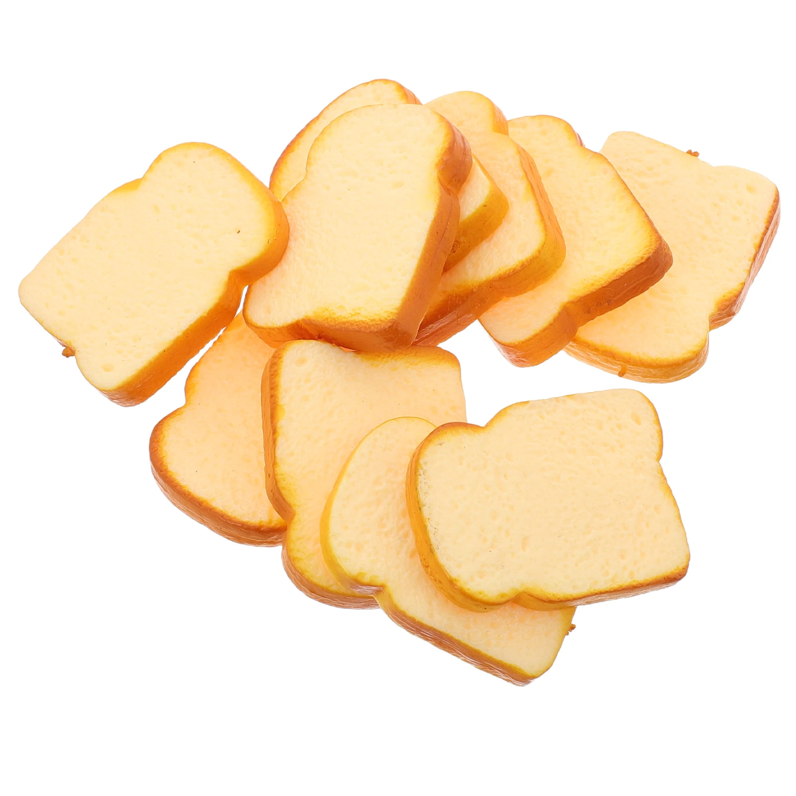 10 Pcs Simulation Toast Slice Realistic Faux Bread Party Decorations Miniature Food Display Prop Craft Resin Model Ornament Play
10 Pcs Simulation Toast Slice Realistic Faux Bread Party Decorations Miniature Food Display Prop Craft Resin Model Ornament Play