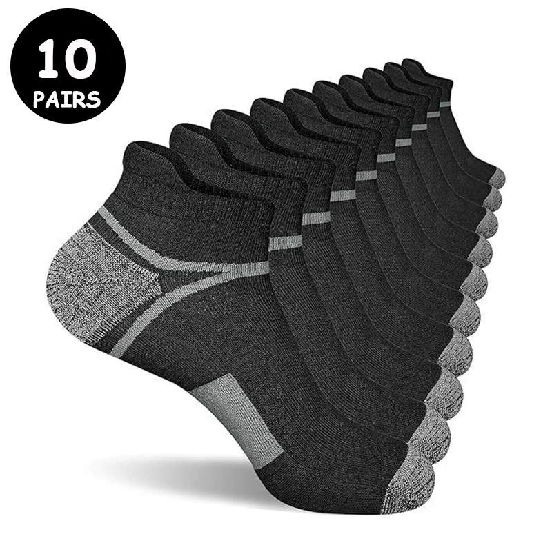 10 Pairs of High-Quality Men's Sports Fitness Running Socks For Spring and Summer Outdoor Leisure and Breathable Short Socks
10 Pairs of High-Quality Men's Sports Fitness Running Socks For Spring and Summer Outdoor Leisure and Breathable Short Socks