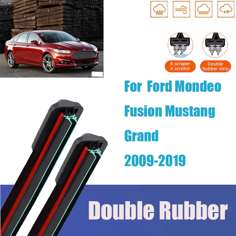 For Ford Mondeo Fusion Mustang Grand Front Windshield Wiper General Motors Multifunctional Double Rubber Strip Wiper Wholesale
For Ford Mondeo Fusion Mustang Grand Front Windshield Wiper General Motors Multifunctional Double Rubber Strip Wiper Wholesale