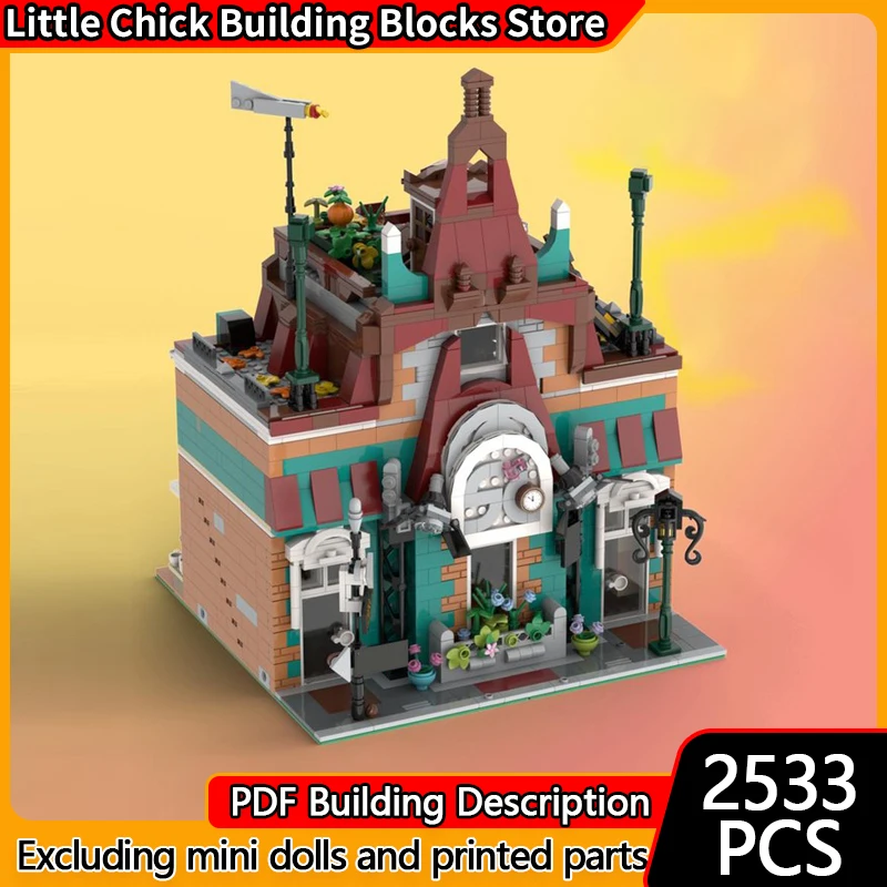 Модель с видом на улицу MOC, строительные кирпичи, театр с крышкой, сад, модульная технология, детские праздничные подарки, сборка игрушек, костюм
Модель с видом на улицу MOC, строительные кирпичи, театр с крышкой, сад, модульная технология, детские праздничные подарки, сборка игрушек, костюм