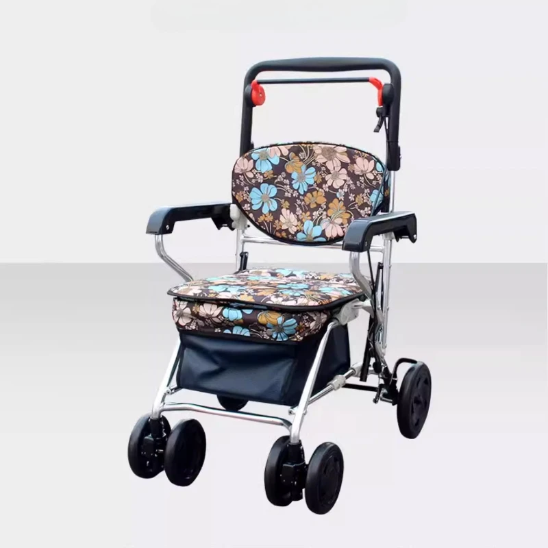 Lightweight Foldable Senior Walking Aid Cart Portable Shopping Trolley Seat Storage Basket Elderly Rehab Assistance Equipment
Lightweight Foldable Senior Walking Aid Cart Portable Shopping Trolley Seat Storage Basket Elderly Rehab Assistance Equipment