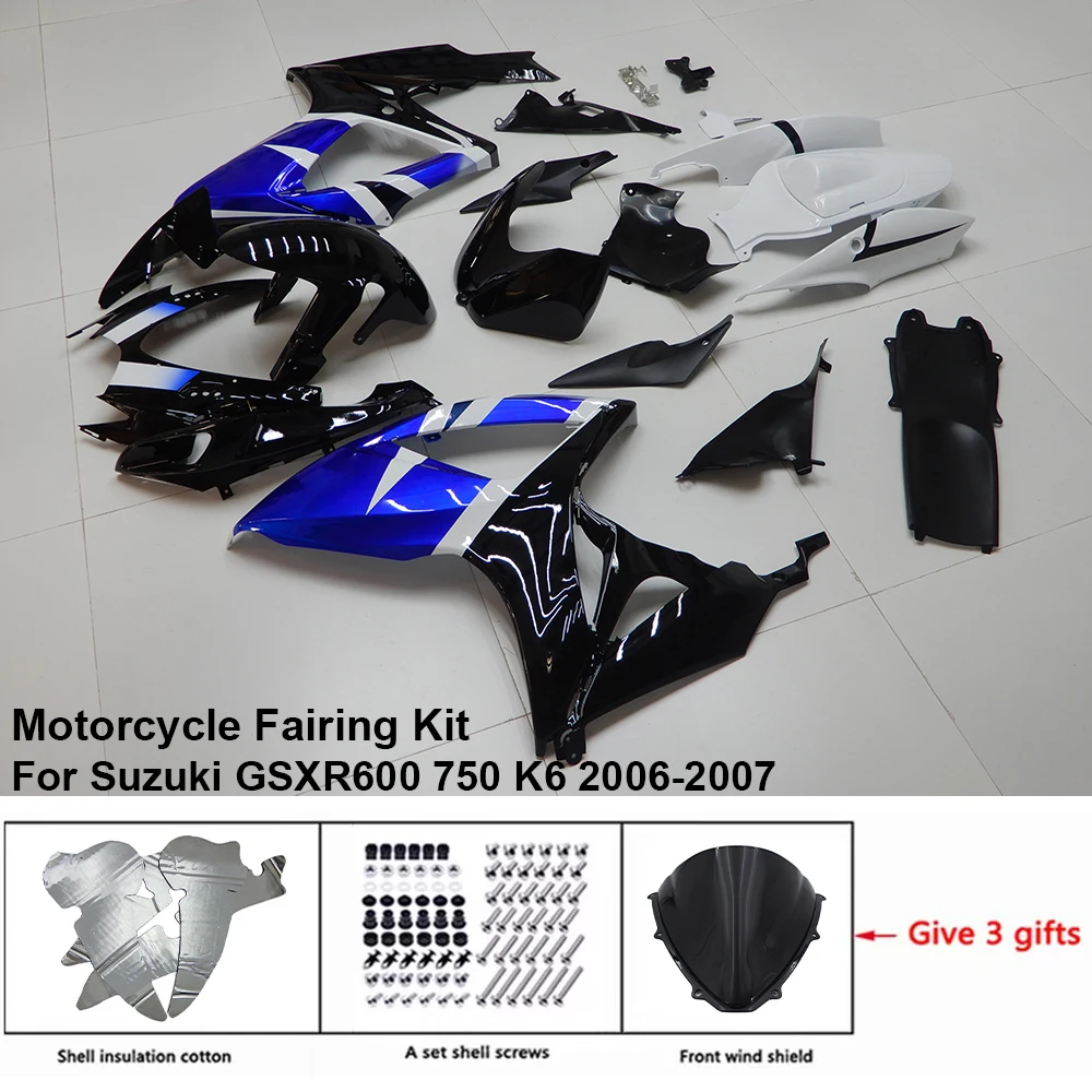 Motorcycle Fairing Set Body Kit Plastic For Suzuki GSX-R600 R750 2006-2007 K6 Accessories Injection Bodywork S0606-112a
Motorcycle Fairing Set Body Kit Plastic For Suzuki GSX-R600 R750 2006-2007 K6 Accessories Injection Bodywork S0606-112a