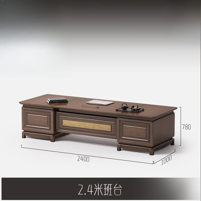 Boss desk high-end atmospheric office furniture black sandalwood big desk light luxury
Boss desk high-end atmospheric office furniture black sandalwood big desk light luxury