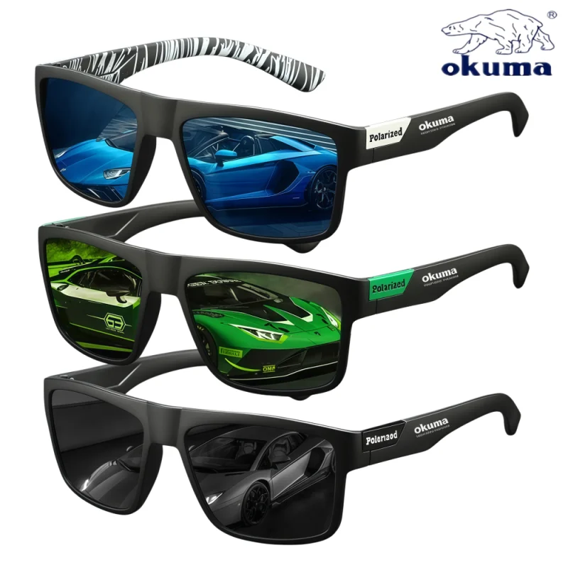 Okuma Fashion Polarized Glasses UV400 Anti stray Light, Block Wind and Sand, Suitable for Riding, Driving, Fishing, Hunting, etc
Okuma Fashion Polarized Glasses UV400 Anti stray Light, Block Wind and Sand, Suitable for Riding, Driving, Fishing, Hunting, etc