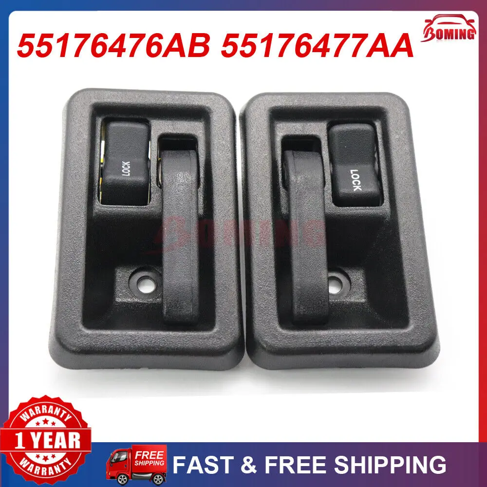 Interior Pair Left & Right 55176476AB 55176477AA Car Interior Inside Door Latch Handles Fit for Jeep Wrangler YJ TJ 1987-2004
Interior Pair Left & Right 55176476AB 55176477AA Car Interior Inside Door Latch Handles Fit for Jeep Wrangler YJ TJ 1987-2004