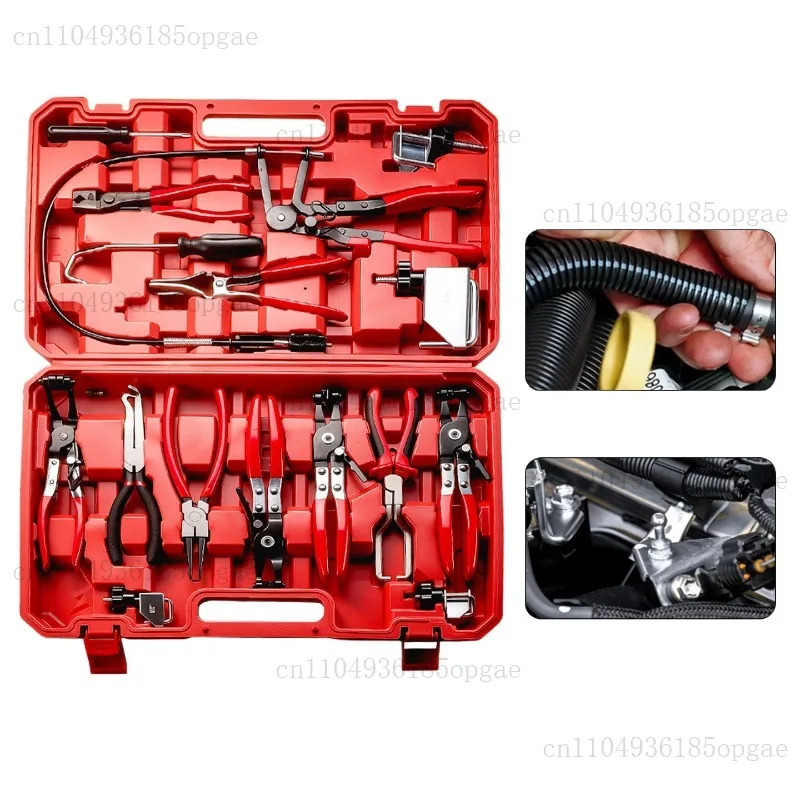 Auto Water Pipe Clamp, Bendable Water Pipe Clamp Pliers, Straight Throat, Clamp Pipe Bundle Clamp
Auto Water Pipe Clamp, Bendable Water Pipe Clamp Pliers, Straight Throat, Clamp Pipe Bundle Clamp
