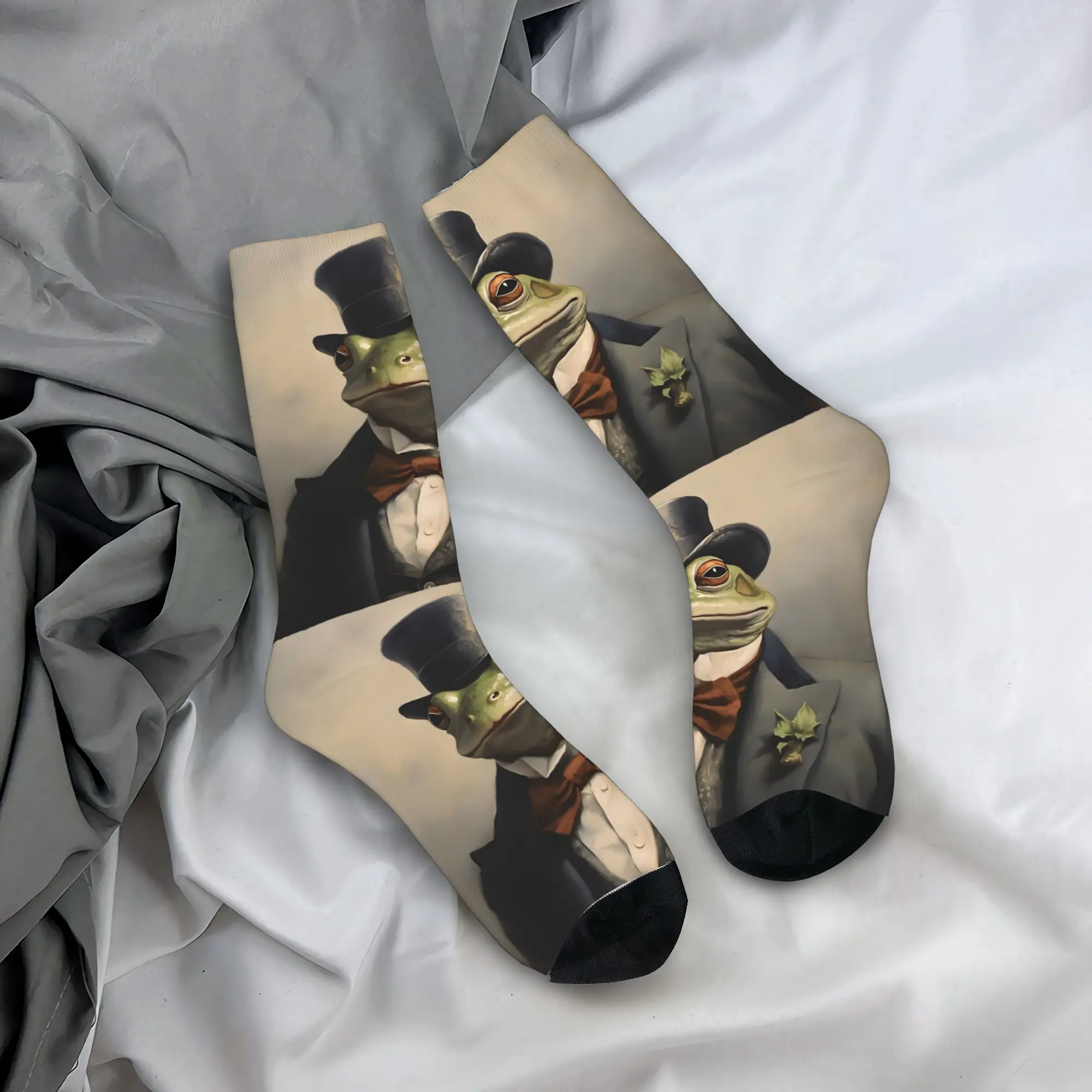 Gentleman Frog Socks Gothic Stockings Winter Non Slip Unisex Men Socks Breathable Graphic Skateboard Socks
Gentleman Frog Socks Gothic Stockings Winter Non Slip Unisex Men Socks Breathable Graphic Skateboard Socks
