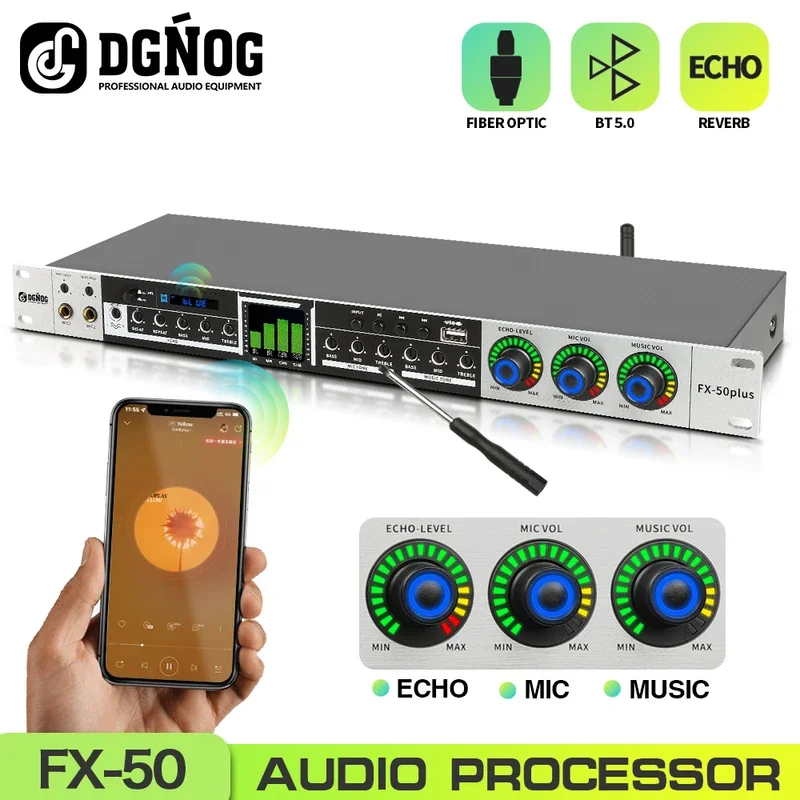 FOR Karaoke Processor Digital Audio Effect Bluetooth Professional Sound Echo System for Sing Home Party
FOR Karaoke Processor Digital Audio Effect Bluetooth Professional Sound Echo System for Sing Home Party