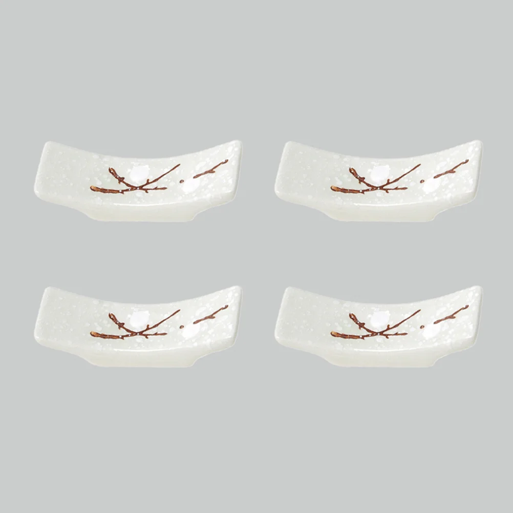 4Pcs High Quality Ceramic Chopstick Pillow Easy to Wash with Soap Water Elegant Plum Blossom Design for Meals Chopstick Holder
4Pcs High Quality Ceramic Chopstick Pillow Easy to Wash with Soap Water Elegant Plum Blossom Design for Meals Chopstick Holder