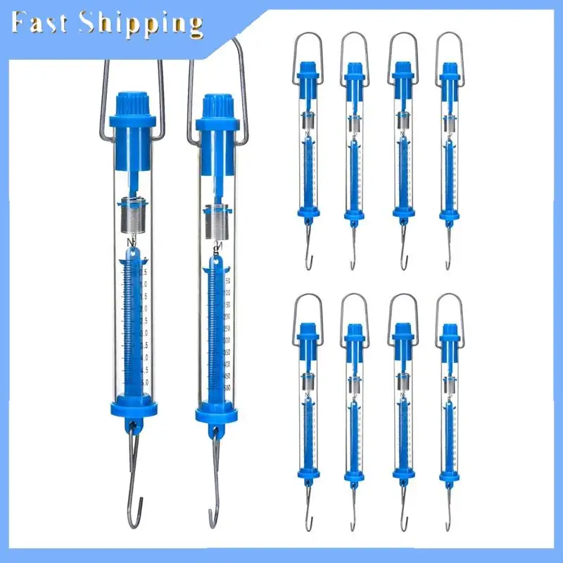 Spring Scale 5N Transparent Spring Balance Hanging Tube Spring Scale Blue 10 Pack
Spring Scale 5N Transparent Spring Balance Hanging Tube Spring Scale Blue 10 Pack