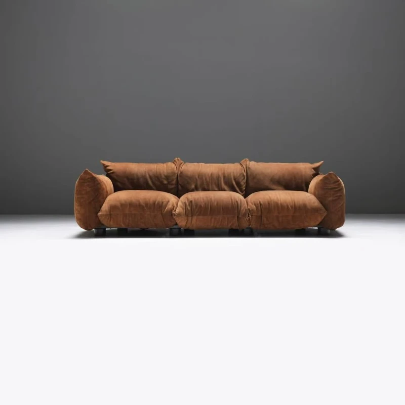 Simple retro style bread sofa Italian minimalist straight row sofa generation home living room lazy sofa
Simple retro style bread sofa Italian minimalist straight row sofa generation home living room lazy sofa