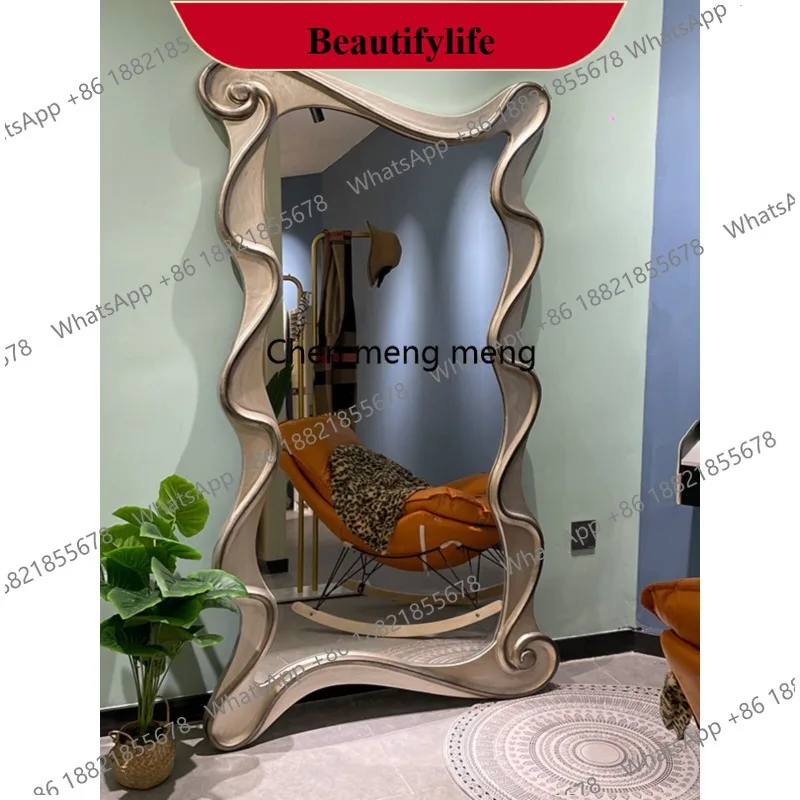 YL Household dressing, wall-mounted home dressing, full-body floor-to-ceiling mirror, wall-mounted French retro large mirror
YL Household dressing, wall-mounted home dressing, full-body floor-to-ceiling mirror, wall-mounted French retro large mirror