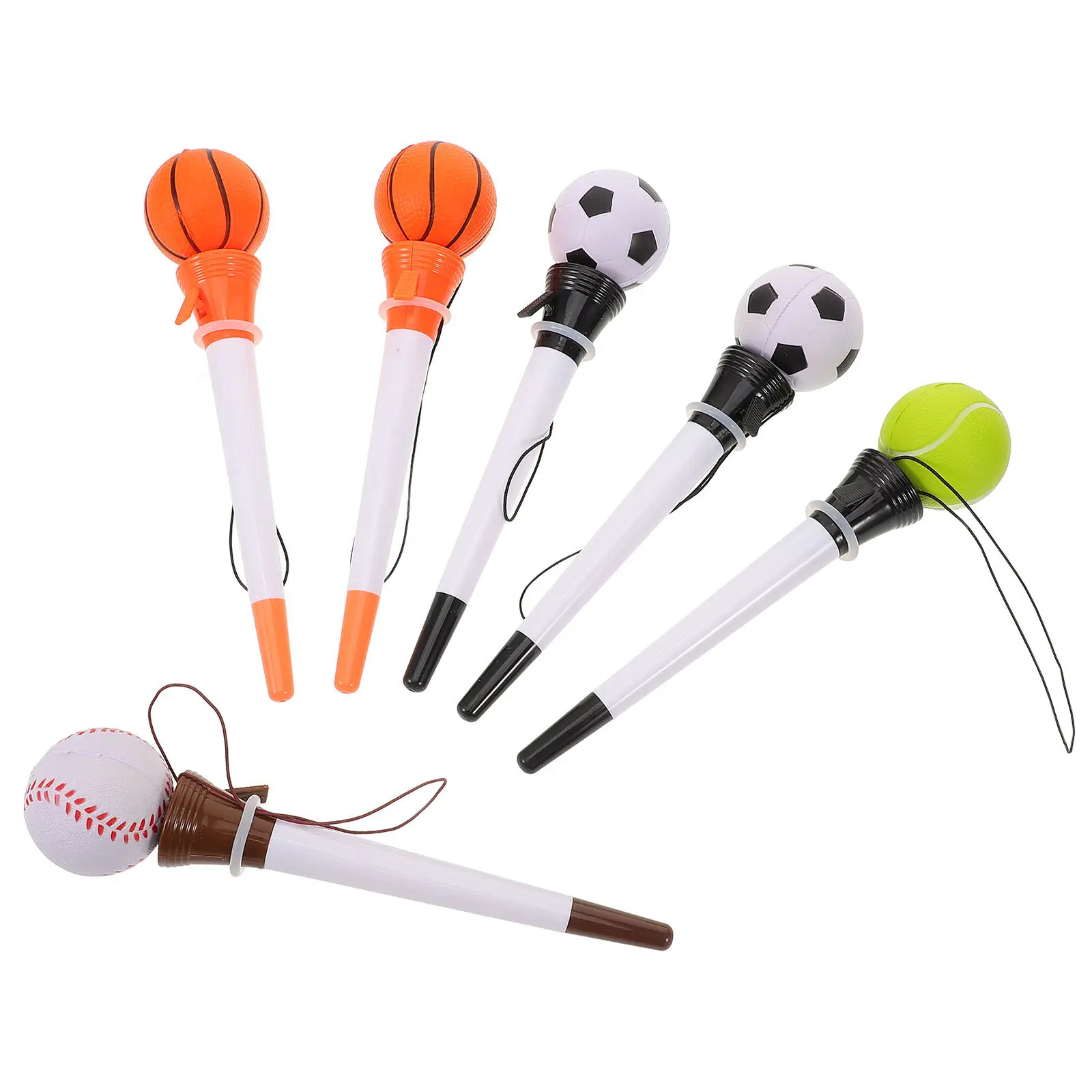 6Pcs Bouncing Ball Pens Sports Themed Creative Ballpoint Pen for Writing Pressure Relief Novelty Office Stationery Blue Ink
6Pcs Bouncing Ball Pens Sports Themed Creative Ballpoint Pen for Writing Pressure Relief Novelty Office Stationery Blue Ink