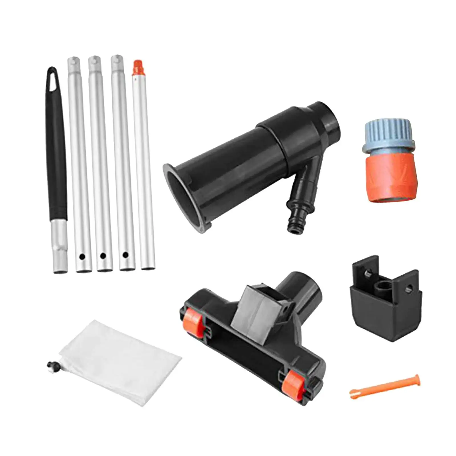 Portable Swimming Vacuum Cleaner Underwater with 5 Section Pole Bag, Pool Vacuum Suction Head for Ponds & Fountains
Portable Swimming Vacuum Cleaner Underwater with 5 Section Pole Bag, Pool Vacuum Suction Head for Ponds & Fountains