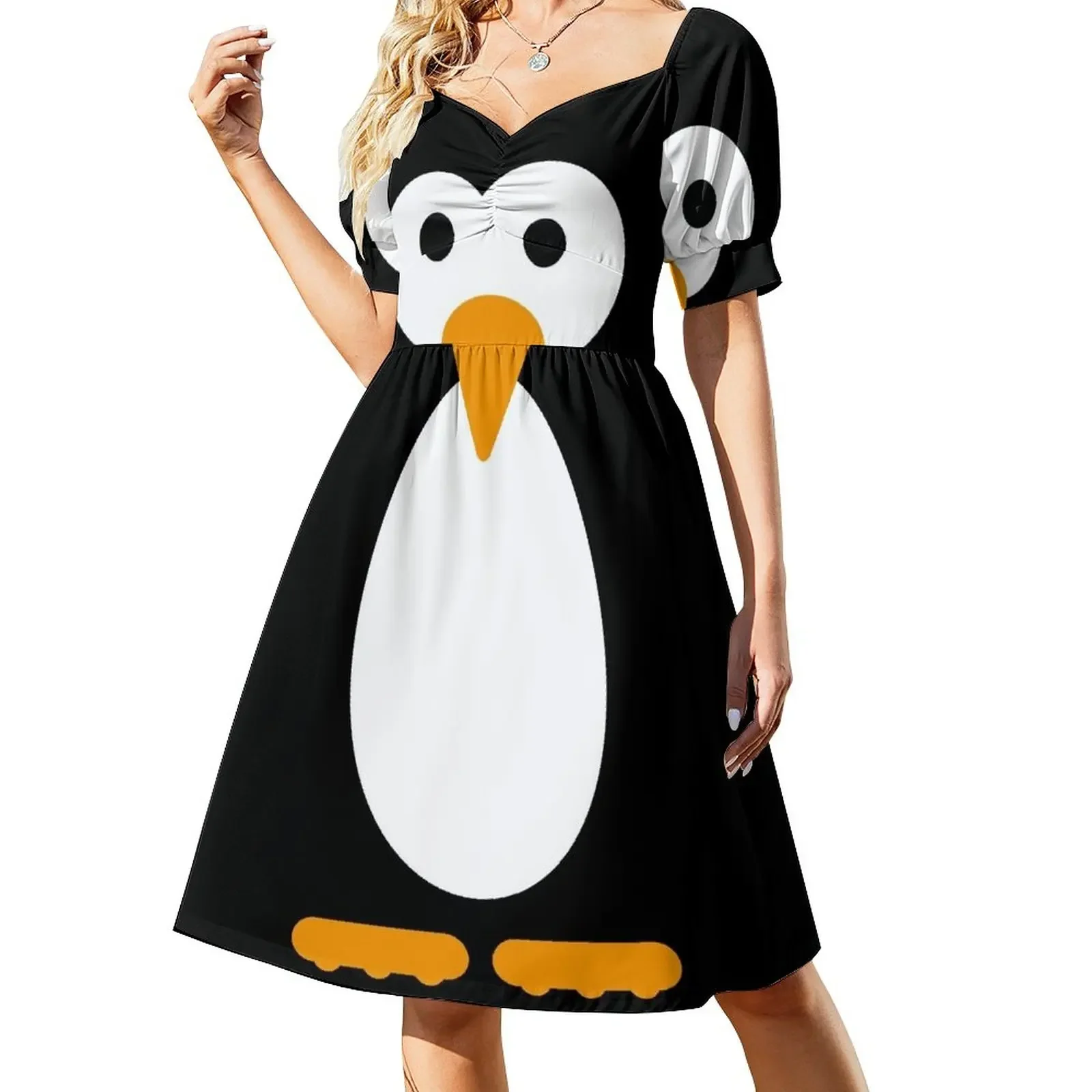 Minimal Penguin Short-Sleeved Dress summer clothes for women elegant women's dresses for wedding
Minimal Penguin Short-Sleeved Dress summer clothes for women elegant women's dresses for wedding