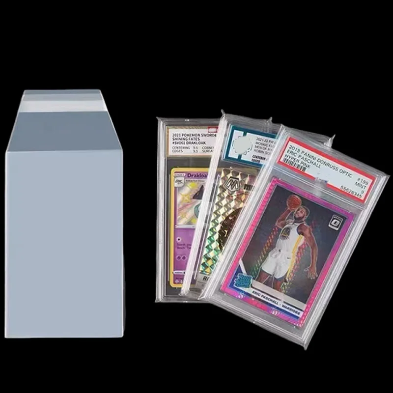 100-1000pcs Graded Card Slabs Sleeves Resealable Pro Collector Protector For Pokmn Baseball Football Sport Game Cards Sleeve
100-1000pcs Graded Card Slabs Sleeves Resealable Pro Collector Protector For Pokmn Baseball Football Sport Game Cards Sleeve