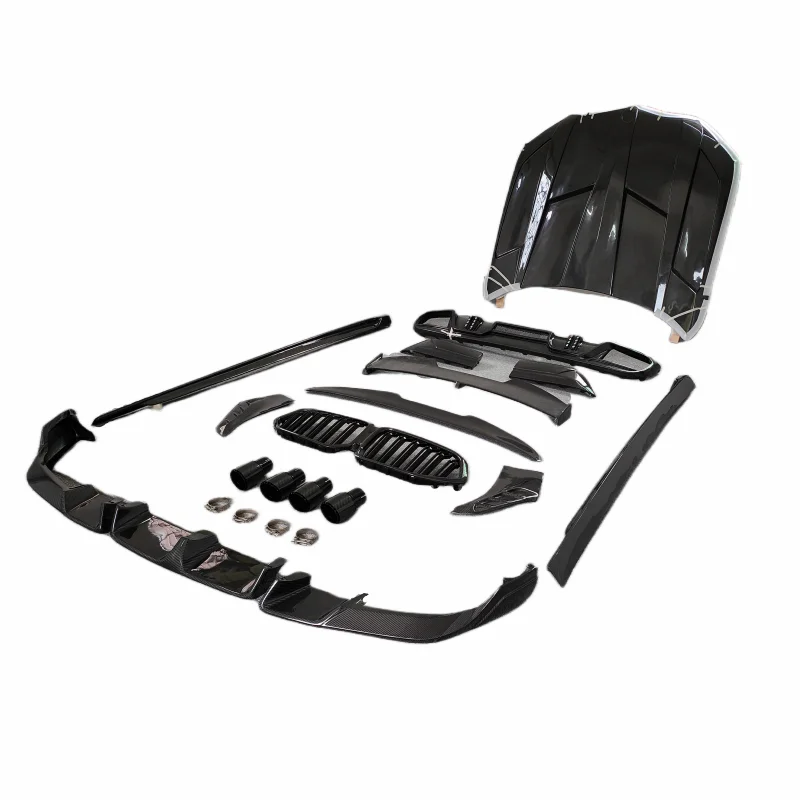 Carbon Fiber LD Style Body Kit for BMW F96 X6M 2019-2023 Front Lip Side Skirt Mudguard Decorative Diffuser Spoiler
Carbon Fiber LD Style Body Kit for BMW F96 X6M 2019-2023 Front Lip Side Skirt Mudguard Decorative Diffuser Spoiler