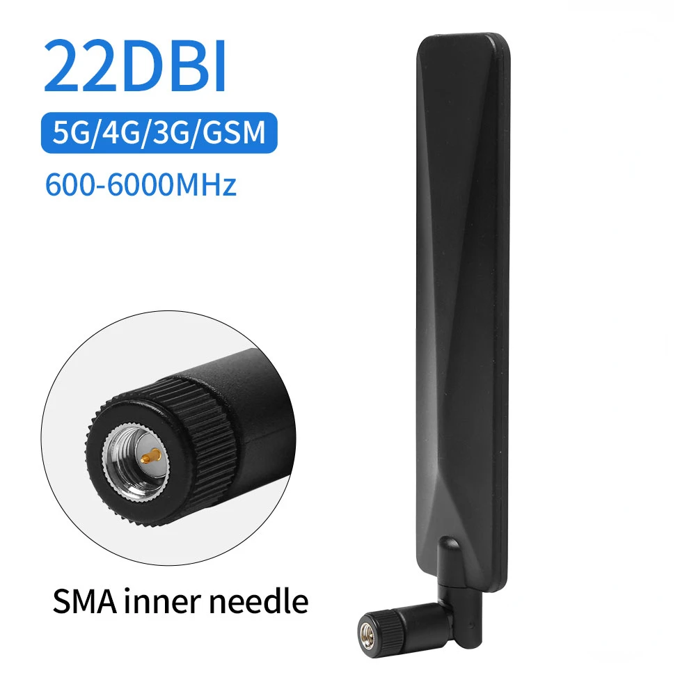 4G LTE 5G Antenna 22dbi 600-6000MHz SMA Male for Wireless Network Card Wifi Router
4G LTE 5G Antenna 22dbi 600-6000MHz SMA Male for Wireless Network Card Wifi Router