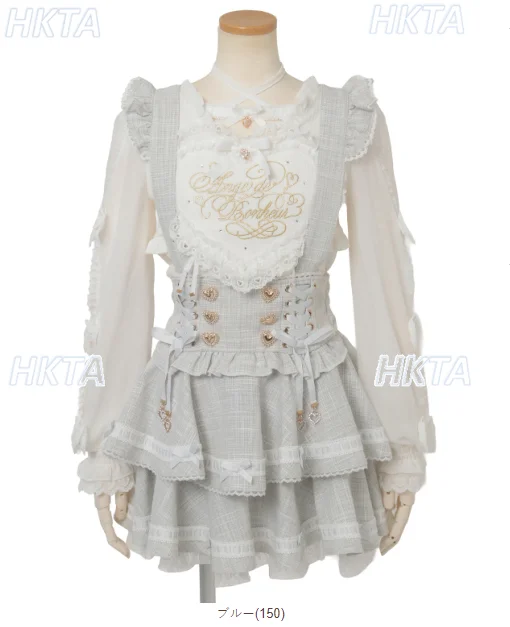 Japanese 2025 Autumn Winter Cute Mass Production Double Overalls Skirt Pants Sweet Cake High Waist Bow Tie Lolita Skirts Women
Japanese 2025 Autumn Winter Cute Mass Production Double Overalls Skirt Pants Sweet Cake High Waist Bow Tie Lolita Skirts Women