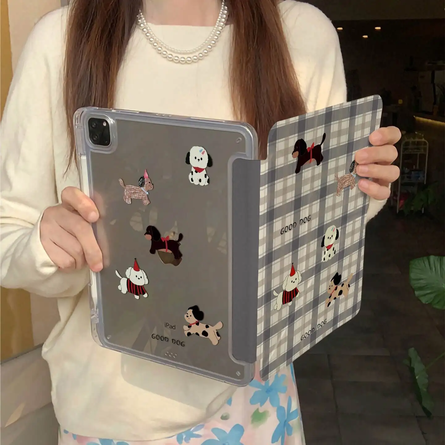 Korean Ins Grid Puppy Cute Tablet Case For iPad Pro 11 12.9 13 M2 M4 M3 M5 Shell 8.3 9.7 10.2 5/6/7/8/9/10/11th Air 4 5 6 Cover
Korean Ins Grid Puppy Cute Tablet Case For iPad Pro 11 12.9 13 M2 M4 M3 M5 Shell 8.3 9.7 10.2 5/6/7/8/9/10/11th Air 4 5 6 Cover