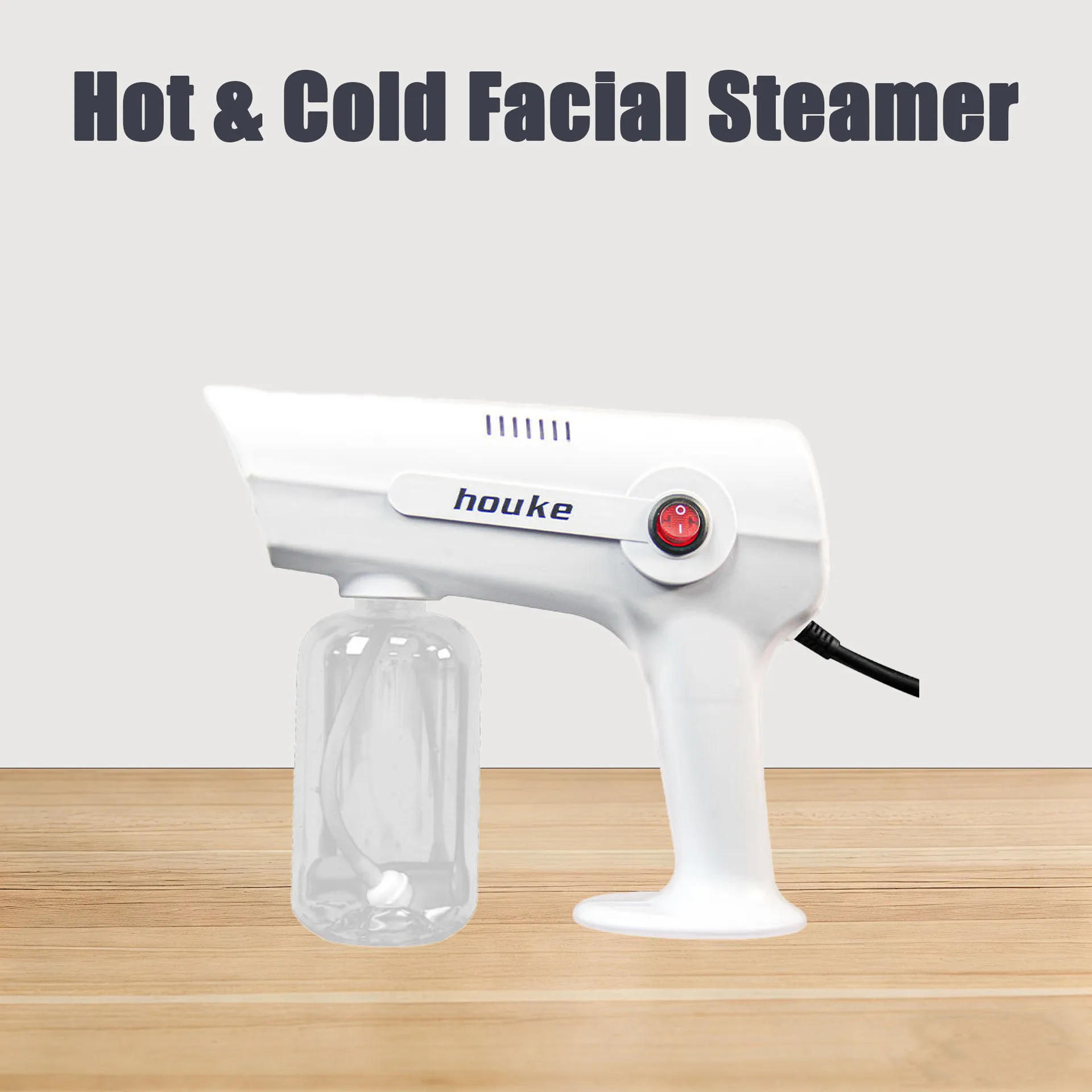 Handheld S500 infrared spray gun hair treatment device with nano steam machine for hair care, blue light misting hair gun
Handheld S500 infrared spray gun hair treatment device with nano steam machine for hair care, blue light misting hair gun