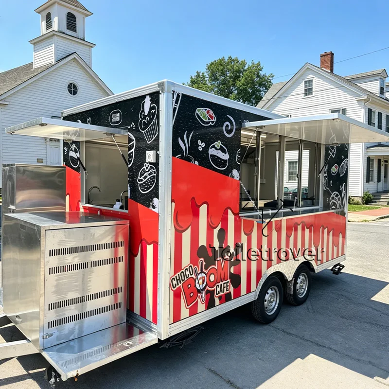 Mobile Food Truck Trailer Mobile Kitchen Pizza Barber Shop Street Concession Ice Cream Cart Food Truck with Fully Equipped
Mobile Food Truck Trailer Mobile Kitchen Pizza Barber Shop Street Concession Ice Cream Cart Food Truck with Fully Equipped