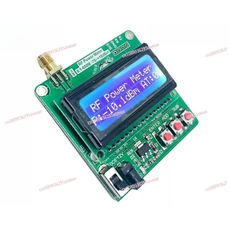LCD Digital Wattmeter Volt Watt Power Ammeter Voltmeter RF Power Meter -75~+16 dBm 1-600MHz Radio Frequency Attenuation Tool
LCD Digital Wattmeter Volt Watt Power Ammeter Voltmeter RF Power Meter -75~+16 dBm 1-600MHz Radio Frequency Attenuation Tool