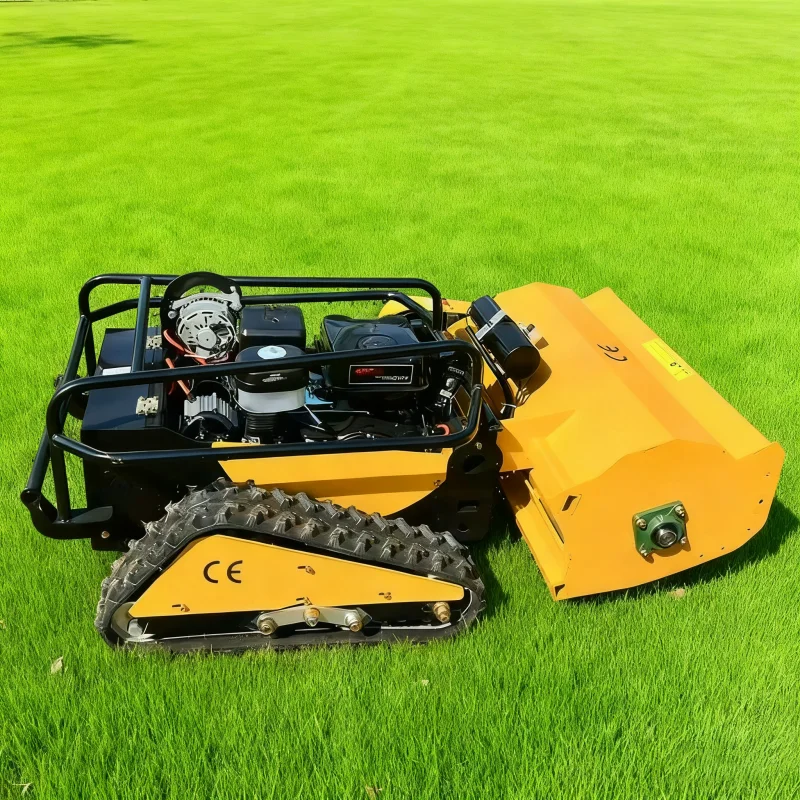 Customized Remote Controlled Tracked Brush Cutter Grass Mini Robot Flail Lawn Mower
Customized Remote Controlled Tracked Brush Cutter Grass Mini Robot Flail Lawn Mower