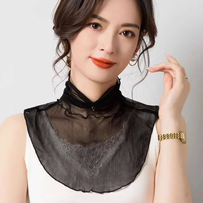 Spring Summer Breathable Neck Covering Scarf Women's Thin Mesh Silk Neck Protection Fake Collar Sunscreen Colo...
Spring Summer Breathable Neck Covering Scarf Women's Thin Mesh Silk Neck Protection Fake Collar Sunscreen Colo...