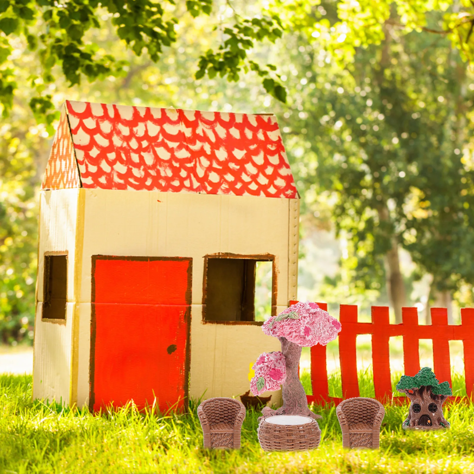 1Set Resin Miniature Accessories Micro-Landscape Decoration Unique Safe Material DIY Mini House Decor Stylish Landscape Props
1Set Resin Miniature Accessories Micro-Landscape Decoration Unique Safe Material DIY Mini House Decor Stylish Landscape Props