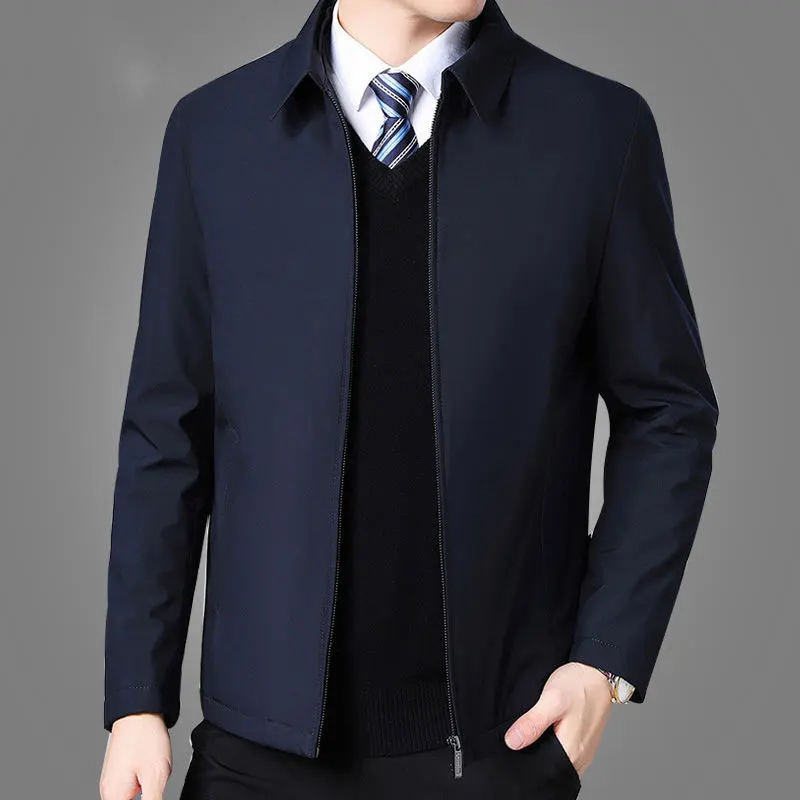 Men Business Windbreaker Zip Up Coat with Pockets Clothing Spring Autumn Men's Bomber Jacket Casual Lightweight Loose Jacket
Men Business Windbreaker Zip Up Coat with Pockets Clothing Spring Autumn Men's Bomber Jacket Casual Lightweight Loose Jacket
