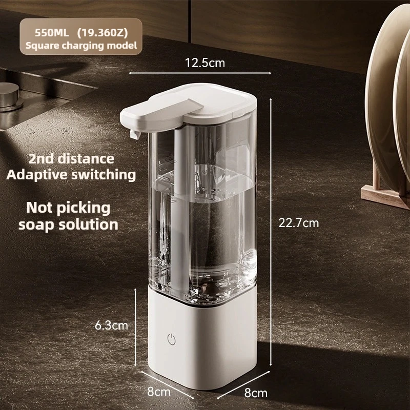 550ml Kitchen Automatic Liquid Soap Dispenser USB Rechargeable AutoSensing Touchless Hand Sanitizer Dispenser Bathroom Dispenser
550ml Kitchen Automatic Liquid Soap Dispenser USB Rechargeable AutoSensing Touchless Hand Sanitizer Dispenser Bathroom Dispenser