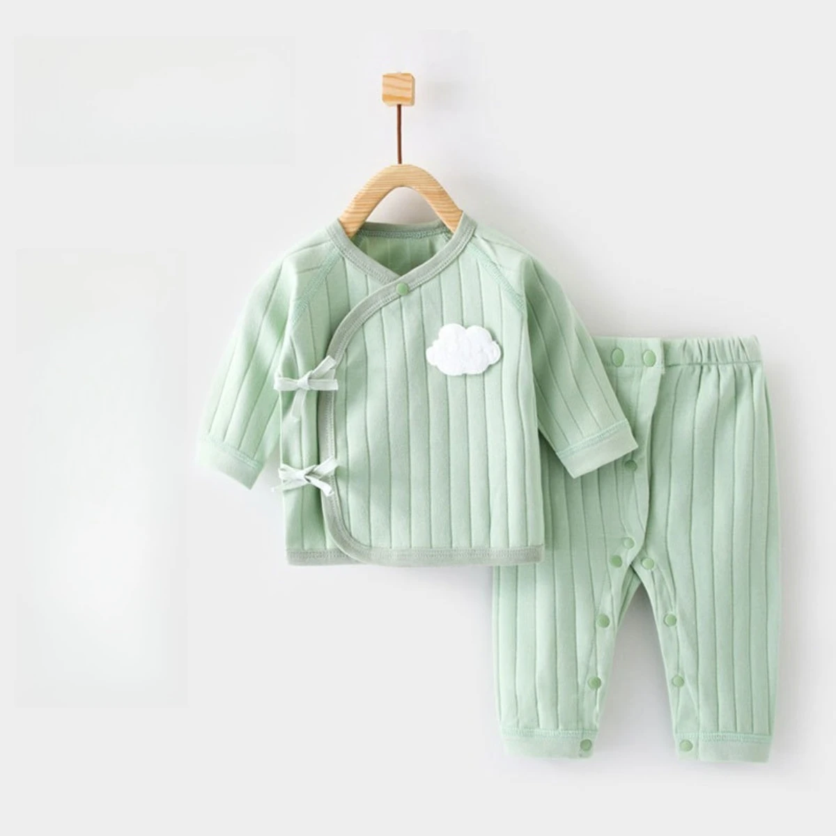 Newborn 2pcs Set Clothes 0-6month Infant Boy Girl Pure Cotton Snap Button Top Pants Outfit Toddler Spring Autumn Outdoor Clothes
Newborn 2pcs Set Clothes 0-6month Infant Boy Girl Pure Cotton Snap Button Top Pants Outfit Toddler Spring Autumn Outdoor Clothes