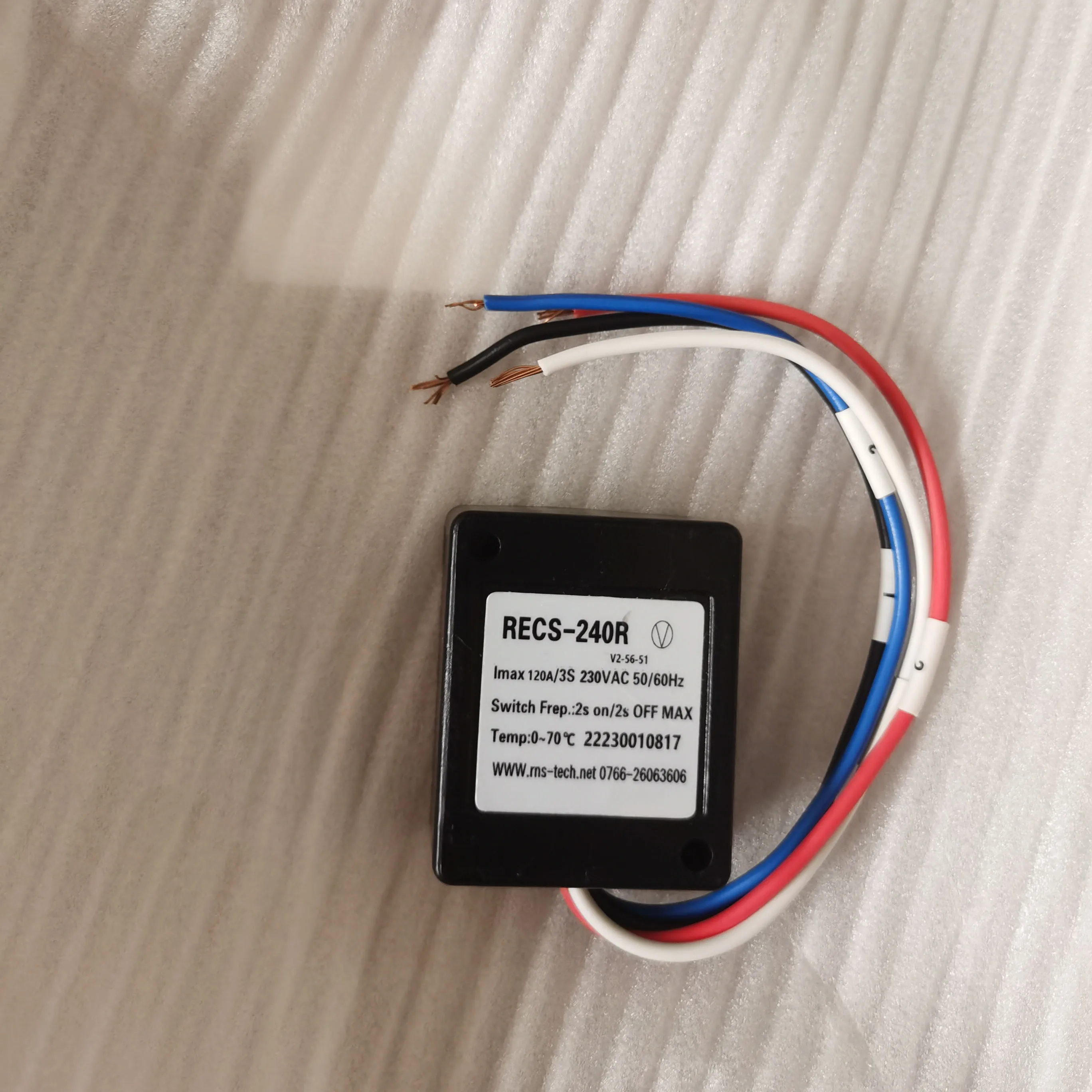 RECS-240R 120A Electronic Centrifugal Switch Single Phase Motor Starter For Compressor Pump Fan
RECS-240R 120A Electronic Centrifugal Switch Single Phase Motor Starter For Compressor Pump Fan