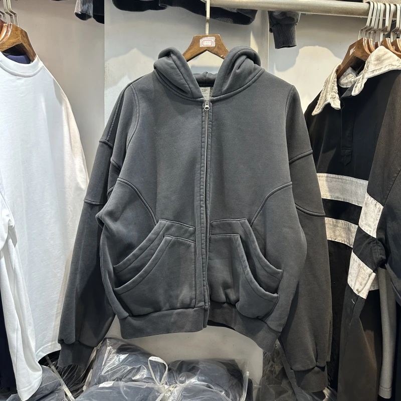 Retro American Sle Hoodie Sweatirt with Multiple kets And Zipper Waed out Original Design for Youth Autumn Winter Ne...
Retro American Sle Hoodie Sweatirt with Multiple kets And Zipper Waed out Original Design for Youth Autumn Winter Ne...