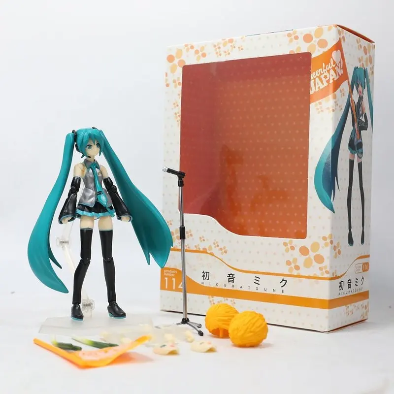 Hatsune Miku 114 Action Figure Articulated Joints Face Swappable Cheerful Japan Virtual Singer Boxed Anime Collectible
Hatsune Miku 114 Action Figure Articulated Joints Face Swappable Cheerful Japan Virtual Singer Boxed Anime Collectible