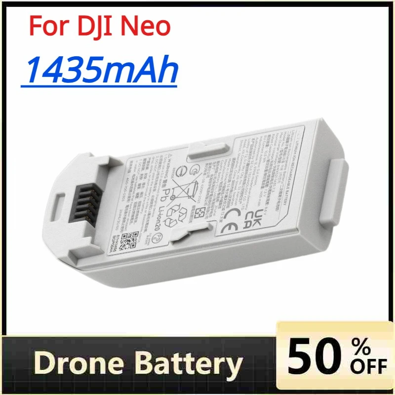 Drone Battery for DJI Neo Intelligent Flight Battery 1435mAh Camera Drones Accessories
Drone Battery for DJI Neo Intelligent Flight Battery 1435mAh Camera Drones Accessories