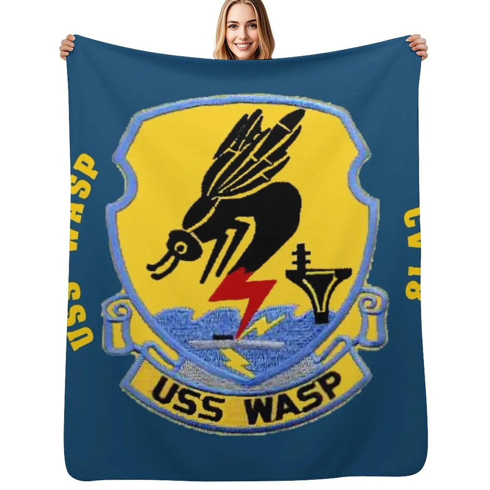 USS Wasp (CV/CVA/CVS-18) for Dark Colors Throw Blanket Soft Big Large for babies Thermal Blankets
USS Wasp (CV/CVA/CVS-18) for Dark Colors Throw Blanket Soft Big Large for babies Thermal Blankets
