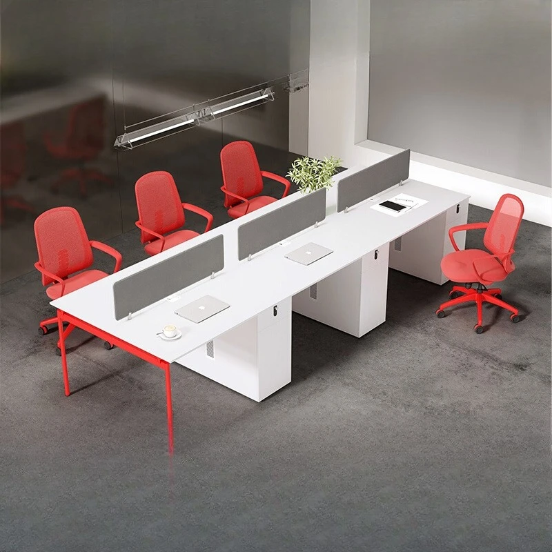 Four-person work desk 2-person combination simple modern large countertop 6-person staff card seat staff desk
Four-person work desk 2-person combination simple modern large countertop 6-person staff card seat staff desk