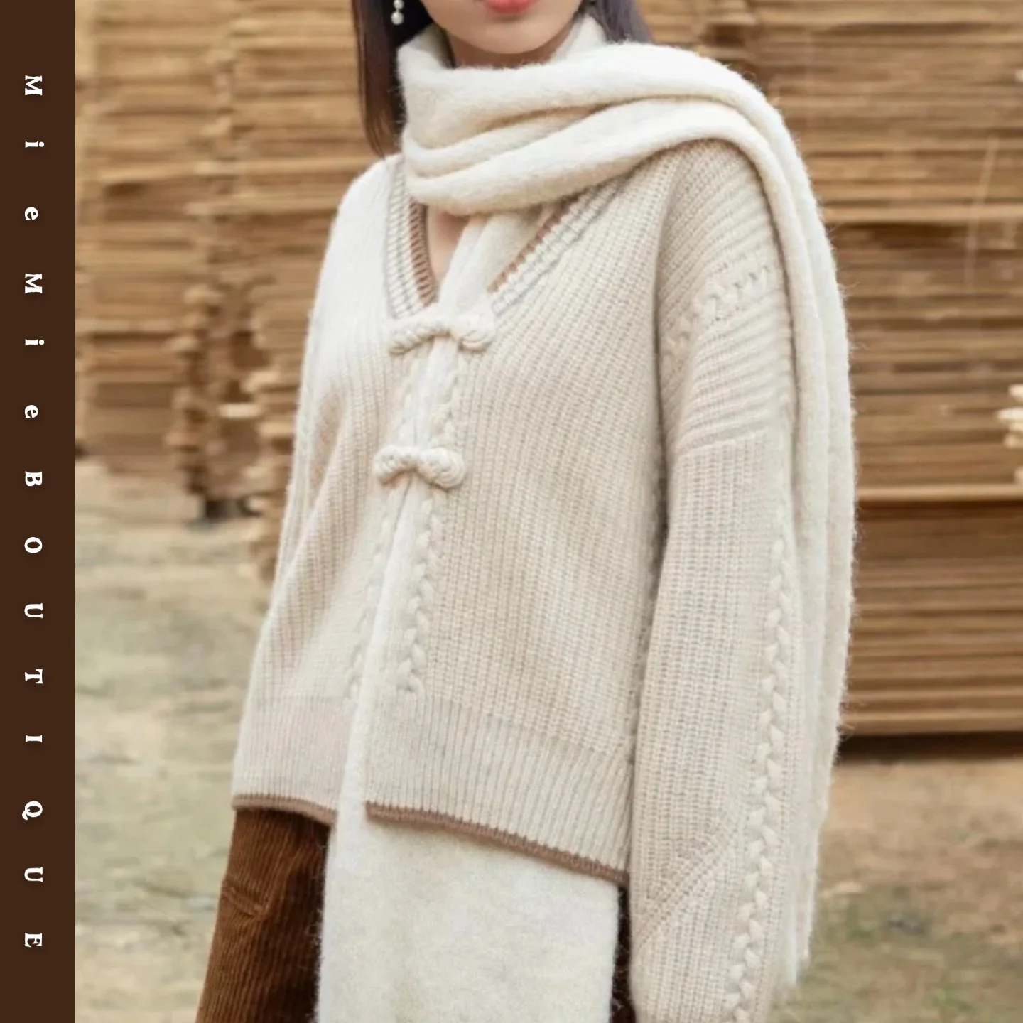 Loose Casual Oversized V-Ne Knitted Sweater Casual Commute Sle Striped Pattern Button Design Cotton Blend Vest for Young ...
Loose Casual Oversized V-Ne Knitted Sweater Casual Commute Sle Striped Pattern Button Design Cotton Blend Vest for Young ...