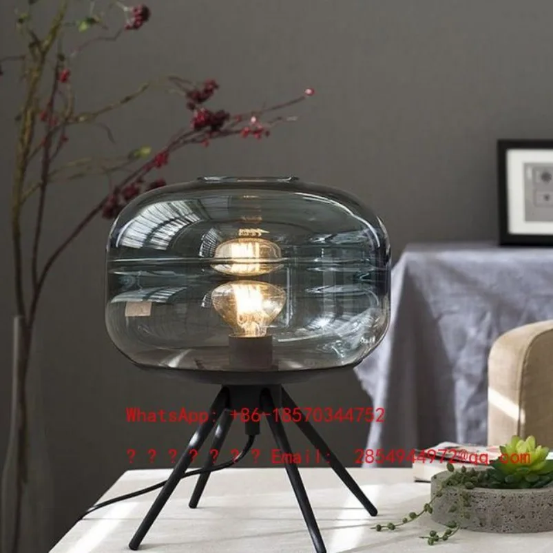 Minimalist Glass Desk Lamp Art Bedside Table Bedroom Light Luxury High-end
Minimalist Glass Desk Lamp Art Bedside Table Bedroom Light Luxury High-end