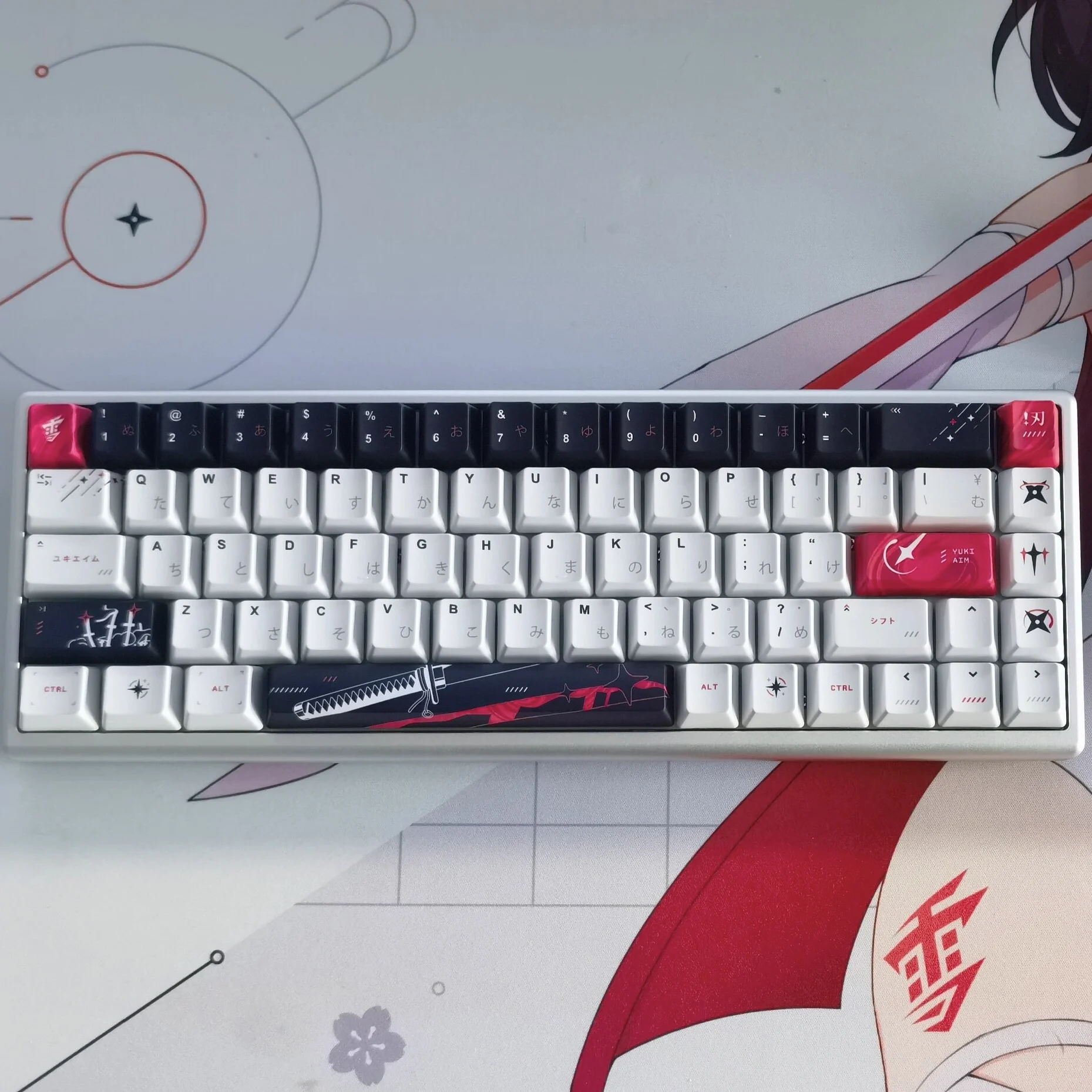 two-dimensional element, five-sided thermal sublimation, original height, high-content pbt keycaps, replica spot
two-dimensional element, five-sided thermal sublimation, original height, high-content pbt keycaps, replica spot
