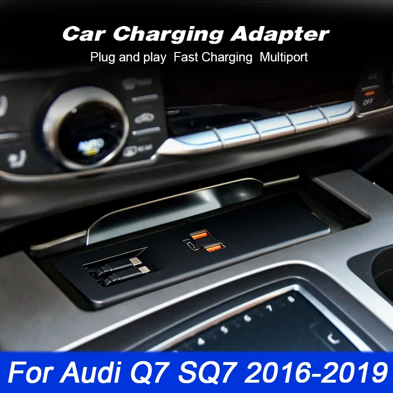 Для Audi 2016-2019 Q7SQ7 автомобильное зарядное устройство прикуриватель сплиттер выдвижной зарядный кабель USB, для Samsung iPhone быстрая зарядка
Для Audi 2016-2019 Q7SQ7 автомобильное зарядное устройство прикуриватель сплиттер выдвижной зарядный кабель USB, для Samsung iPhone быстрая зарядка