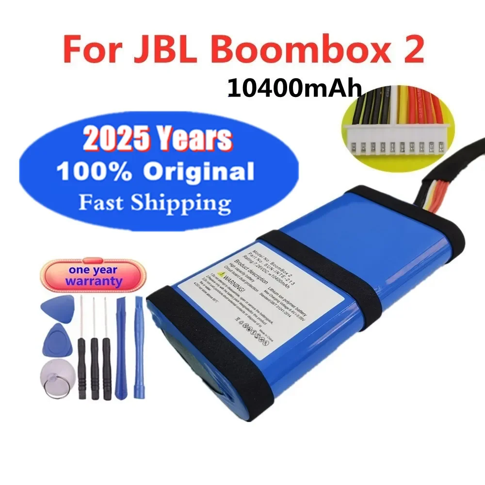2025 лет, 10400 мАч, 100% оригинальный аккумулятор для динамика для JBL Boombox 2 Boombox2, аккумулятор для Bluetooth-динамика + инструменты на складе
2025 лет, 10400 мАч, 100% оригинальный аккумулятор для динамика для JBL Boombox 2 Boombox2, аккумулятор для Bluetooth-динамика + инструменты на складе