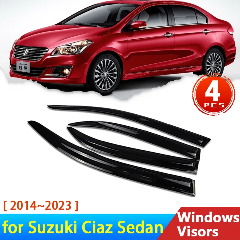 Wind Shield for Suzuki Ciaz Sedan 2014~2023 VC 2018 2015 2017 Accessories Deflectors Car Windowa Visor Rain Eyebrow Guards 2016
Wind Shield for Suzuki Ciaz Sedan 2014~2023 VC 2018 2015 2017 Accessories Deflectors Car Windowa Visor Rain Eyebrow Guards 2016