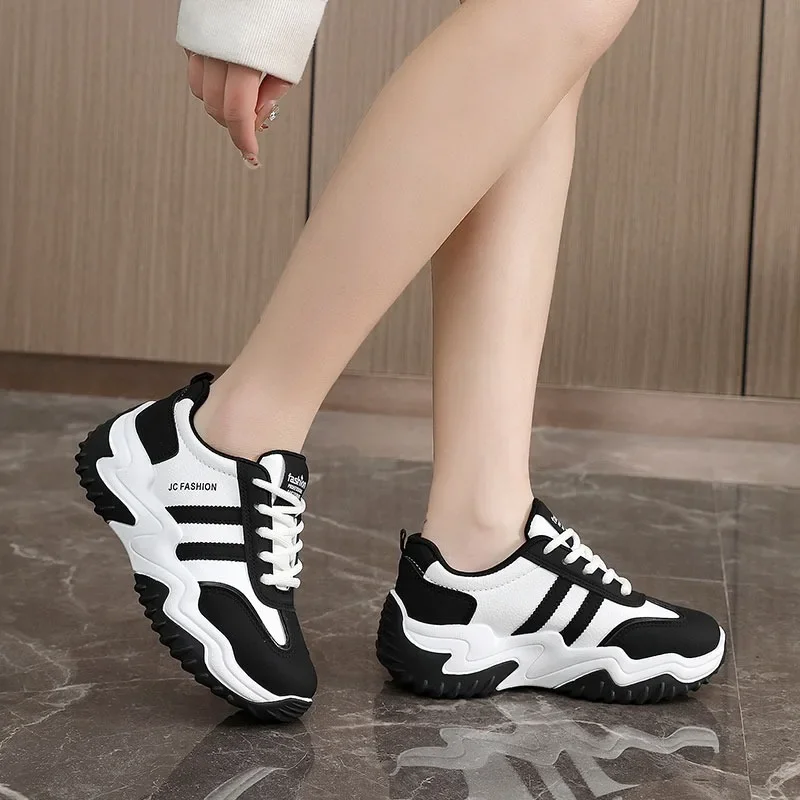 Hot Sale 2025 Shoes Female Mixed Color Women's Vulcanize Shoes Outdoor Women Sneakers Lace Up Platform Casual Sport Shoes Ladies
Hot Sale 2025 Shoes Female Mixed Color Women's Vulcanize Shoes Outdoor Women Sneakers Lace Up Platform Casual Sport Shoes Ladies