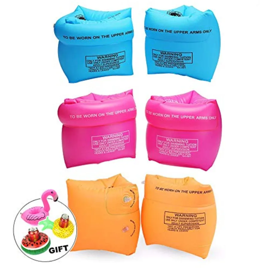 4-6 Pack PVC Arm Floaties for Adults Inflatable Swim Arm Bands Water Wings Floater Sleeves Swimming Rings Tube Armlets for Todd
4-6 Pack PVC Arm Floaties for Adults Inflatable Swim Arm Bands Water Wings Floater Sleeves Swimming Rings Tube Armlets for Todd